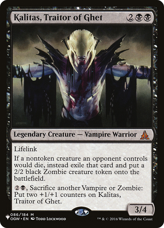 Kalitas, Traitor of Ghet (LIST-OGW-86)