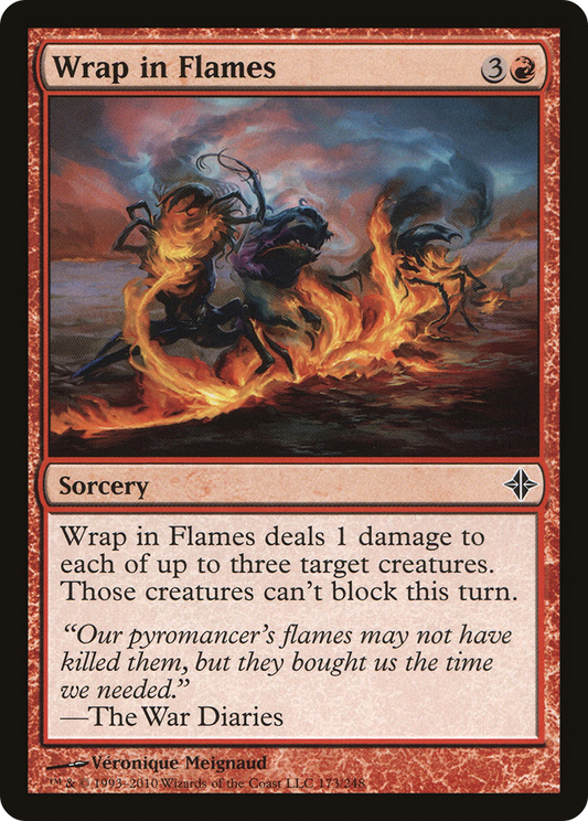 Wrap in Flames (ROE-173) (Foil)