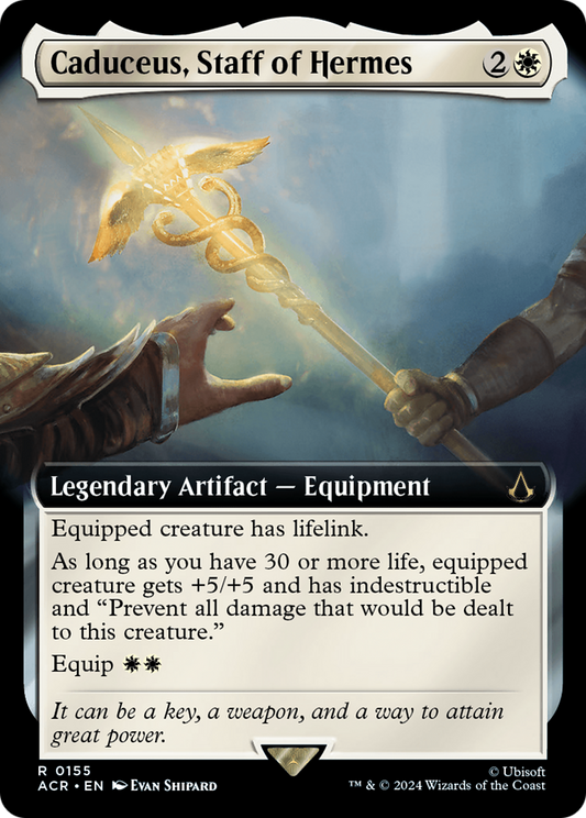 Caduceus, Staff of Hermes (ACR-155) (Extended Art)