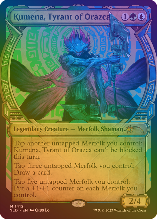 Kumena, Tyrant of Orazca (SLD-1412★) (Showcase) (Foil)