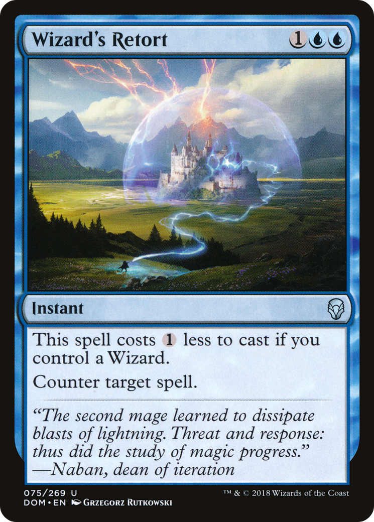 Wizard's Retort (DOM-075) (Foil)