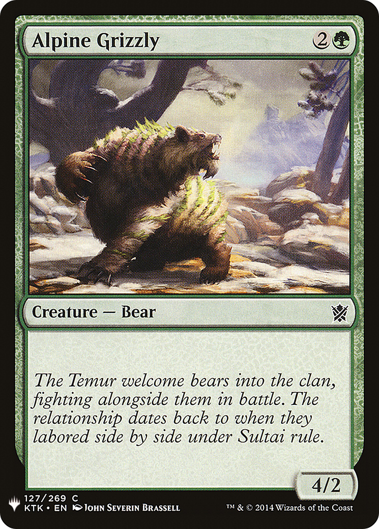 Alpine Grizzly (LIST-KTK-127)