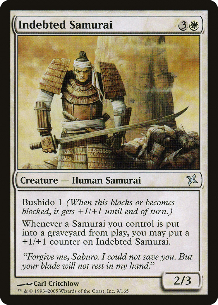 Indebted Samurai (BOK-009) (Foil)