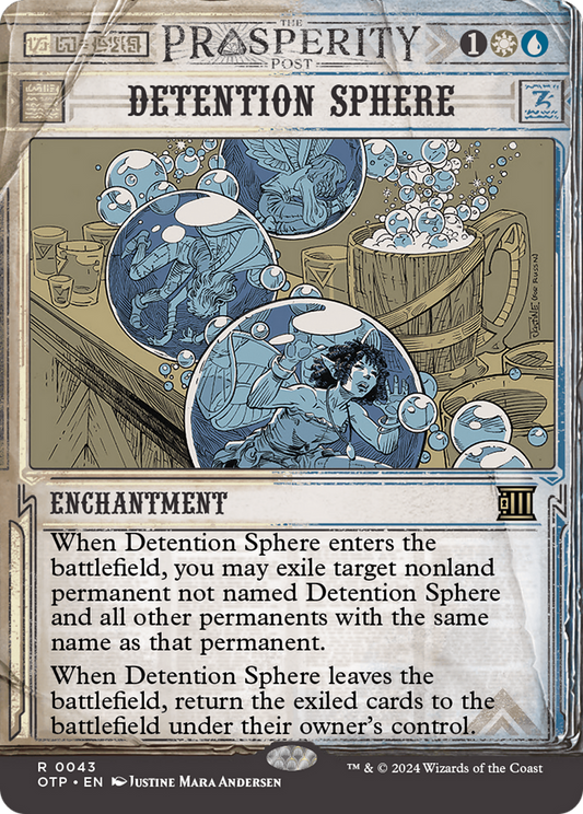 Detention Sphere (OTP-043) (Showcase) (Borderless) (Foil)