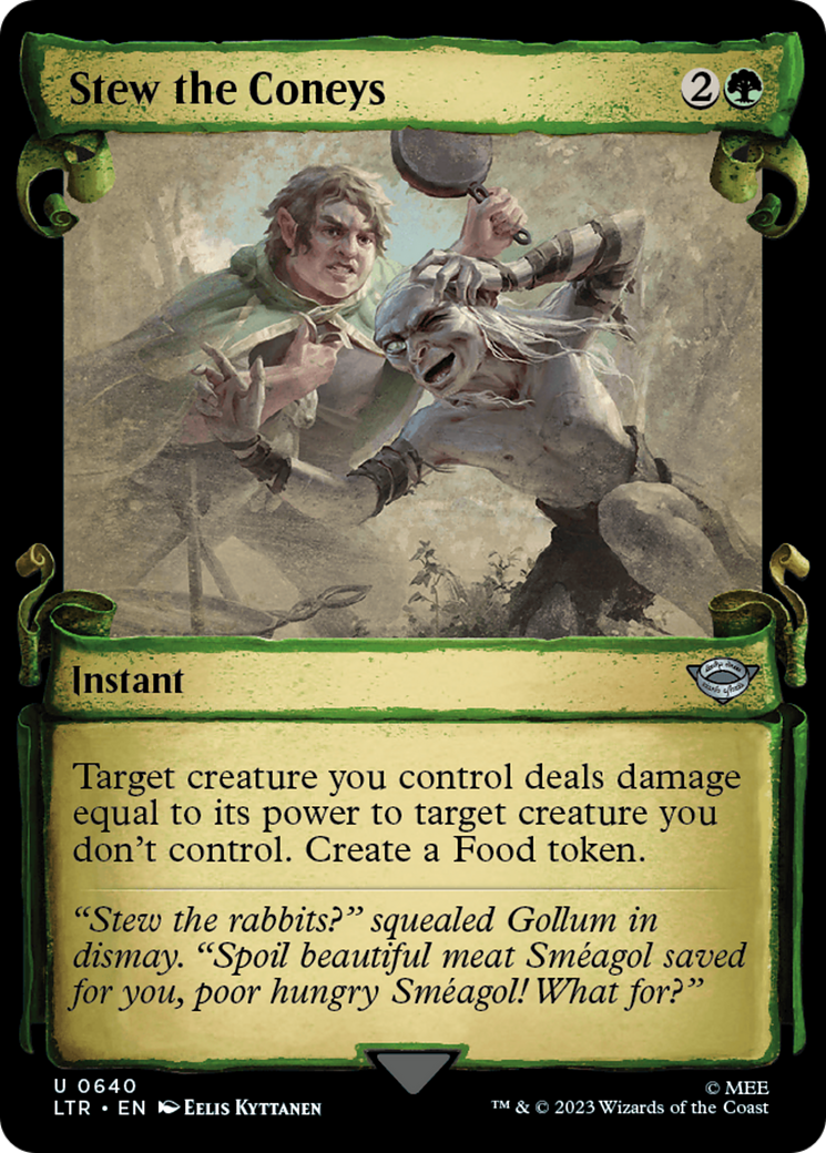 Stew the Coneys (LTR-640) (Showcase) (Scroll) (Foil)