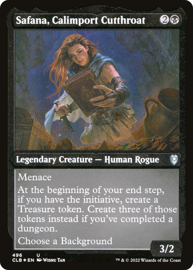 Safana, Calimport Cutthroat (CLB-496) (Etched Foil)