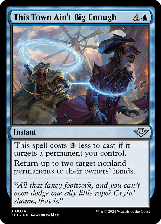 This Town Ain't Big Enough (OTJ-074) (Foil)