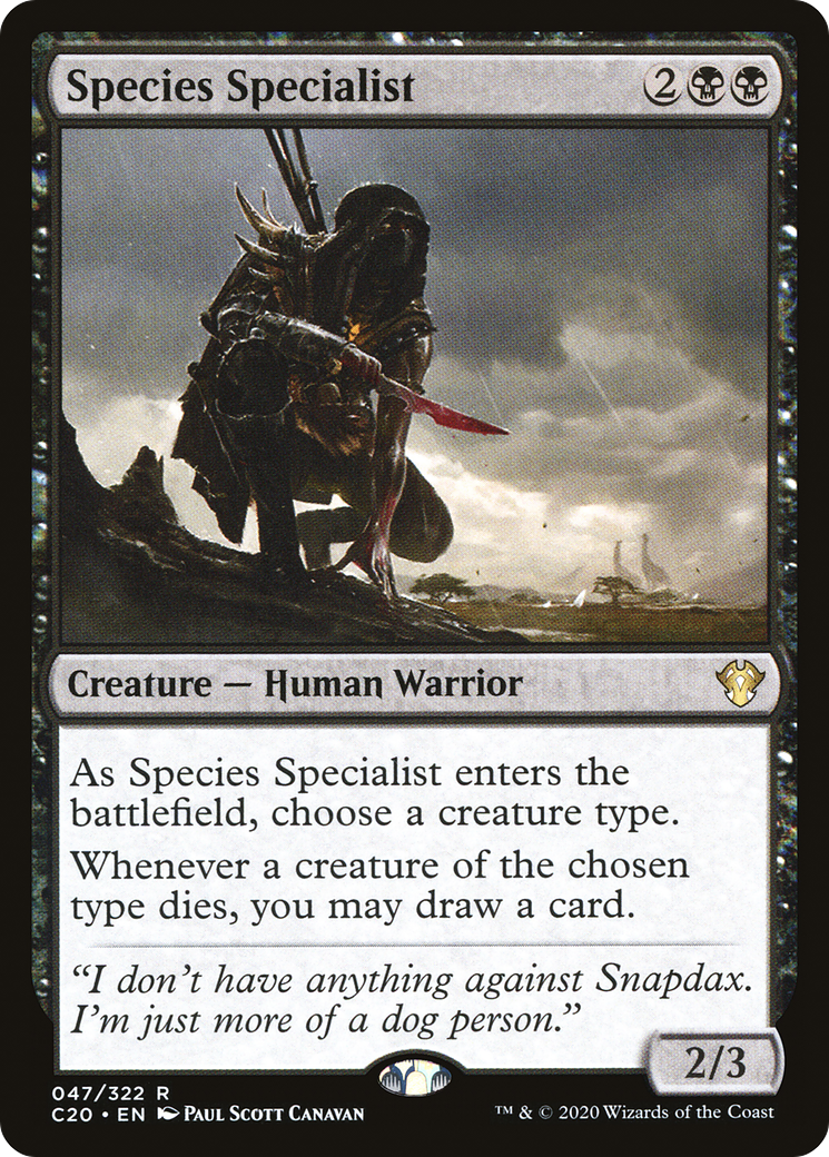 Species Specialist (C20-047)