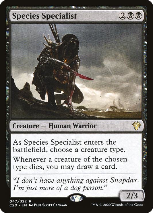 Species Specialist (C20-047)