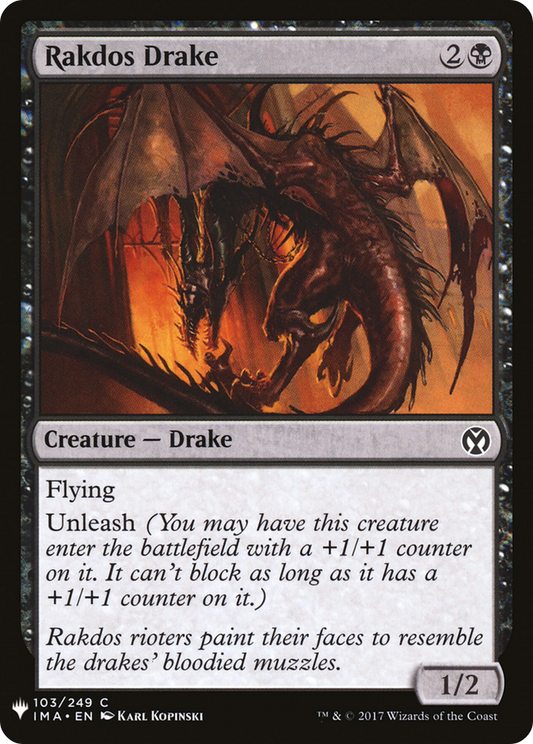 Rakdos Drake (LIST-IMA-103)