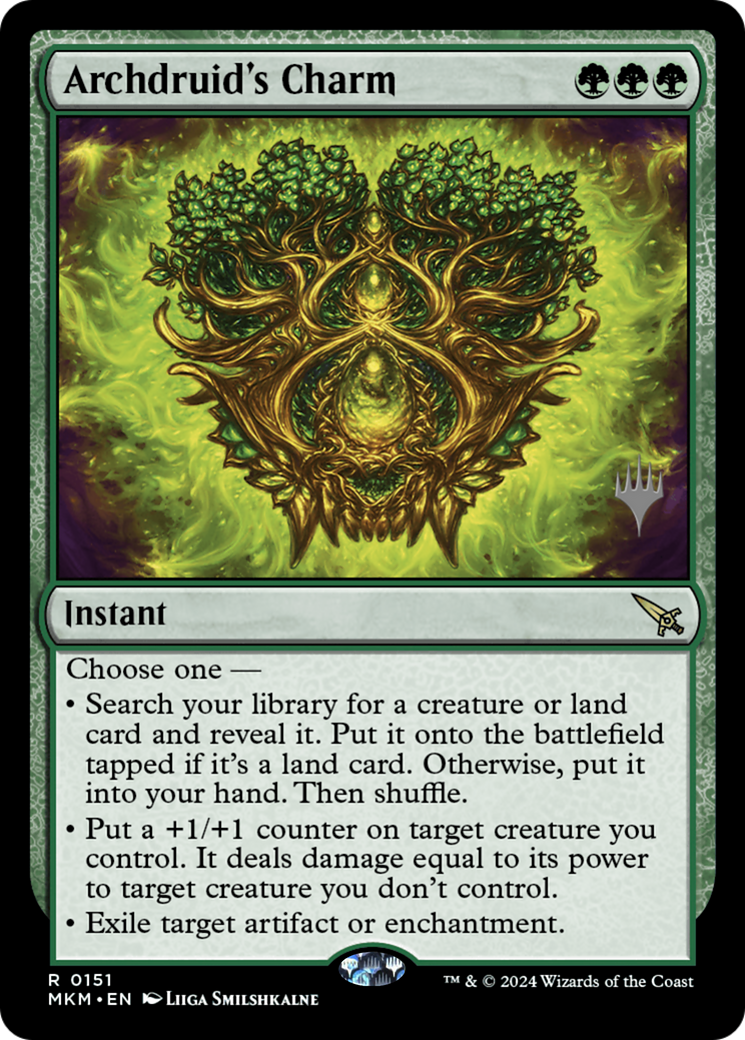 Archdruid's Charm (PPMKM-151P) (Foil)
