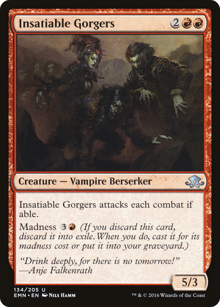 Insatiable Gorgers (EMN-134) (Foil)