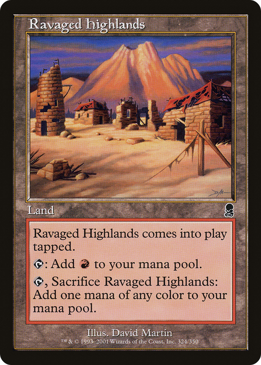 Ravaged Highlands (ODY-324) (Foil)