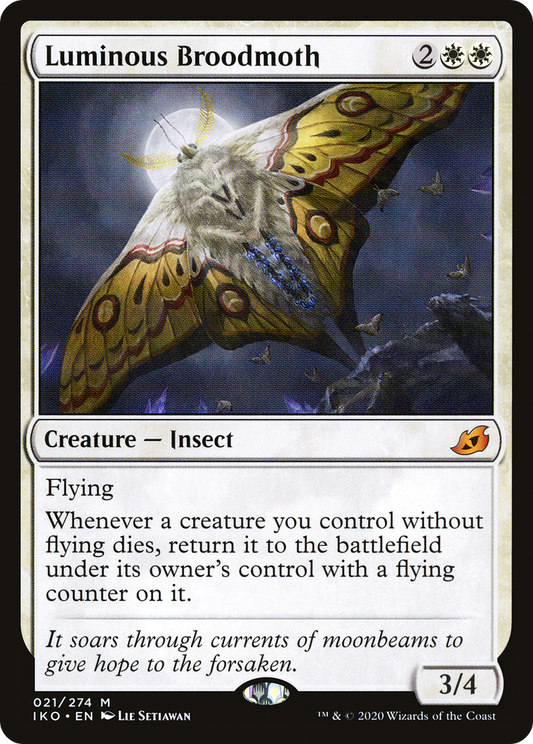 Luminous Broodmoth (IKO-021) (Foil)
