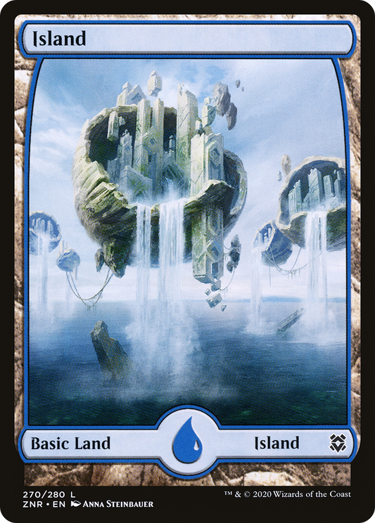 Island (ZNR-270) (Full Art) (Foil)