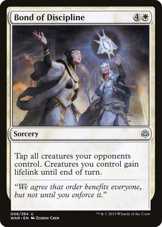 Bond of Discipline (WAR-006) (Foil)