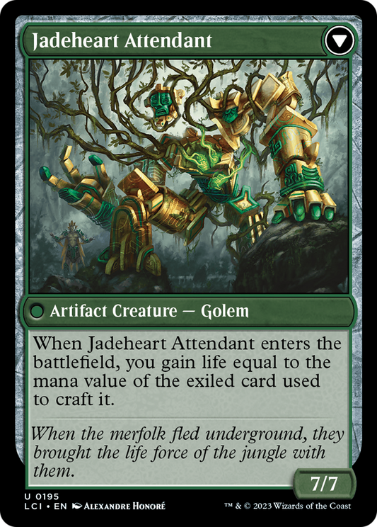 Jade Seedstones // Jadeheart Attendant (LCI-195) (Foil)