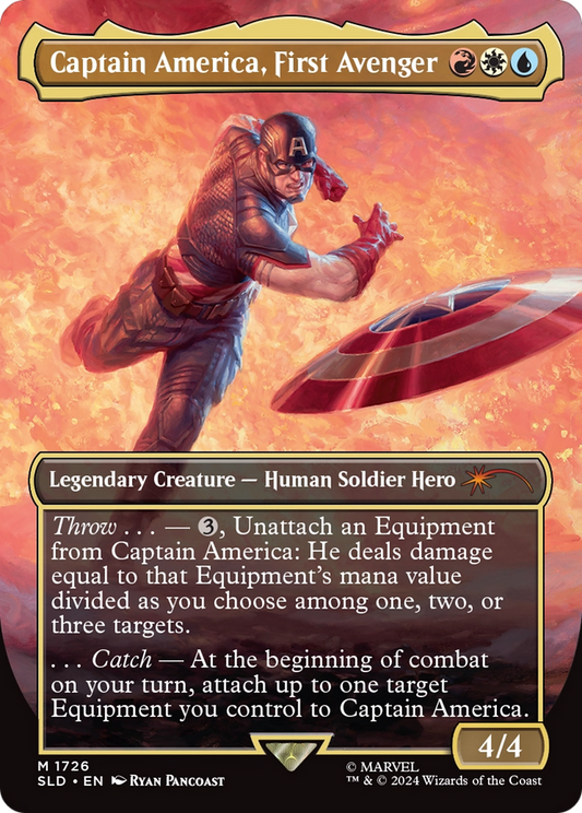 Captain America, First Avenger (SLD-1726) (Borderless)