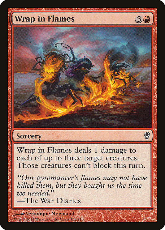 Wrap in Flames (CNS-158) (Foil)