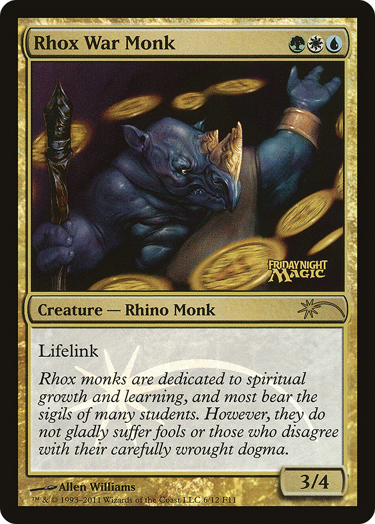 Rhox War Monk (FNM-006) (Foil)