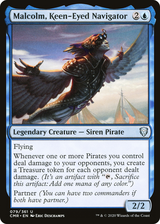 Malcolm, Keen-Eyed Navigator (CMR-079) (Foil)