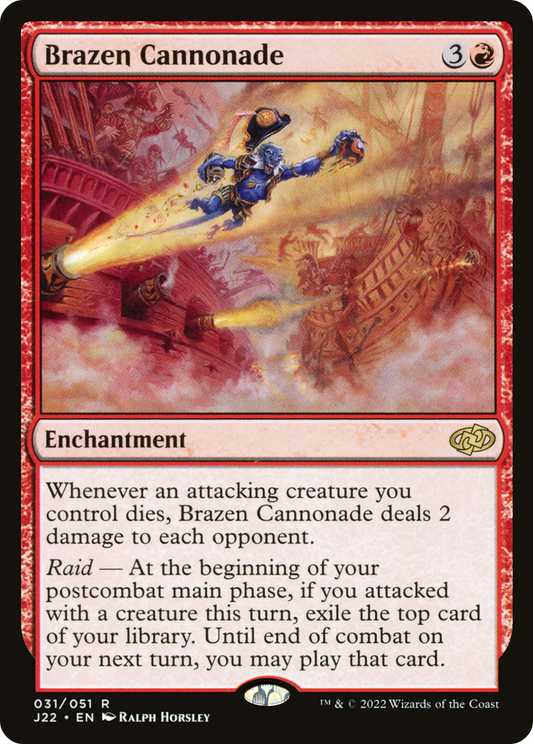 Brazen Cannonade (J22-031)