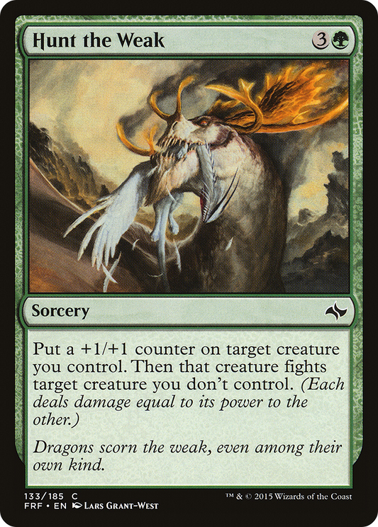 Hunt the Weak (FRF-133) (Foil)