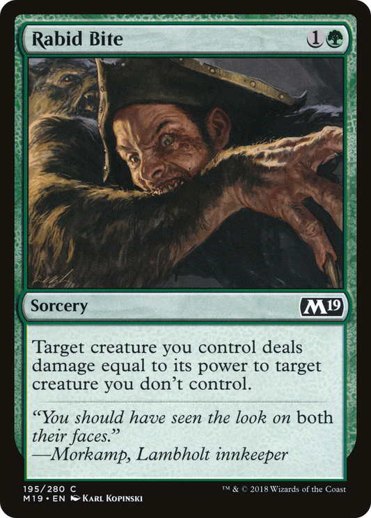 Rabid Bite (M19-195) (Foil)
