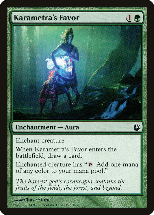 Karametra's Favor (BNG-125) (Foil)