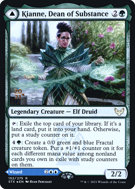 Kianne, Dean of Substance // Imbraham, Dean of Theory (PRE-152S) (Foil)