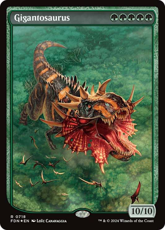 Gigantosaurus (FDN-718) (Full Art) (Foil)