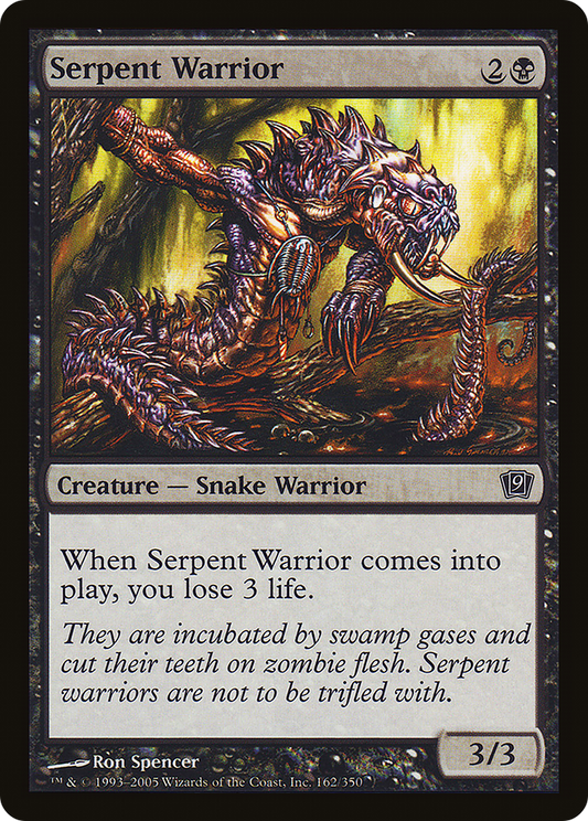 Serpent Warrior (9ED-162★) (Foil)