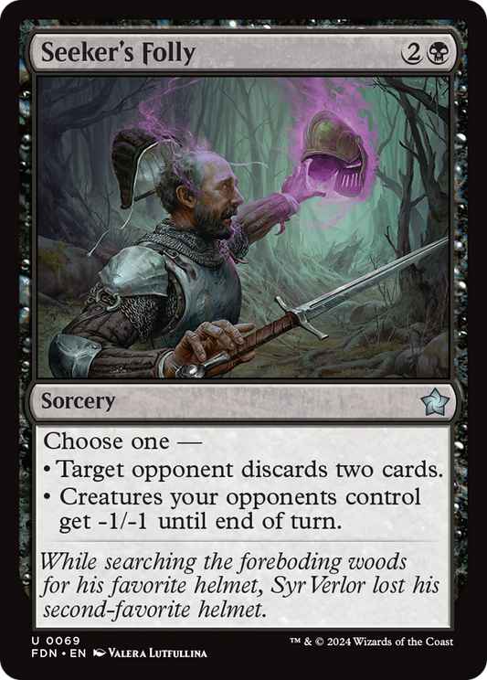 Seeker's Folly (FDN-069) (Foil)