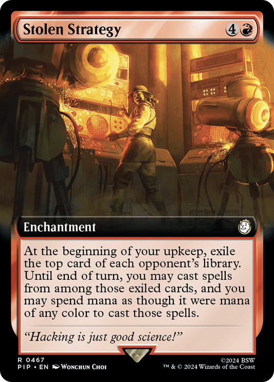 Stolen Strategy (PIP-467) (Extended Art) (Foil)