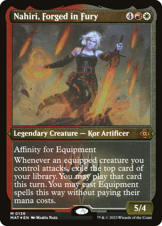 Nahiri, Forged in Fury (MAT-136) (Etched Foil)