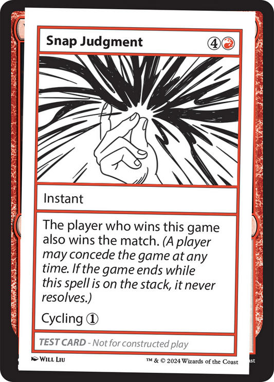 Snap Judgment (MB2PC-330)