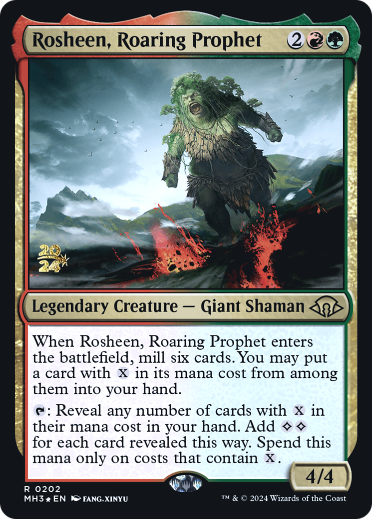 Rosheen, Roaring Prophet (PRE-202S) (Foil)