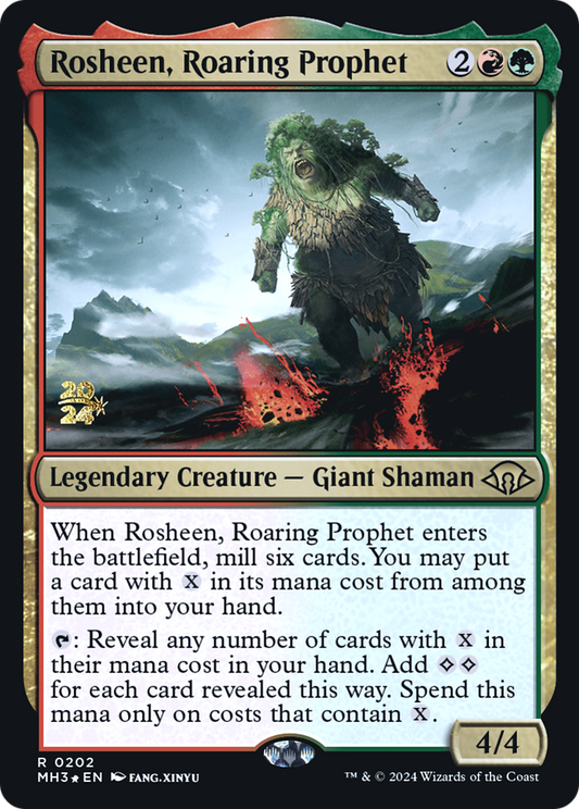 Rosheen, Roaring Prophet (PRE-202S) (Foil)