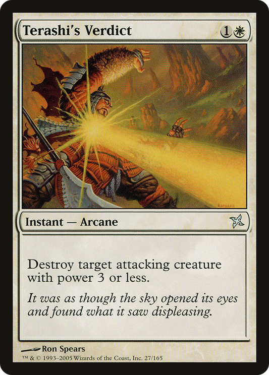 Terashi's Verdict (BOK-027) (Foil)