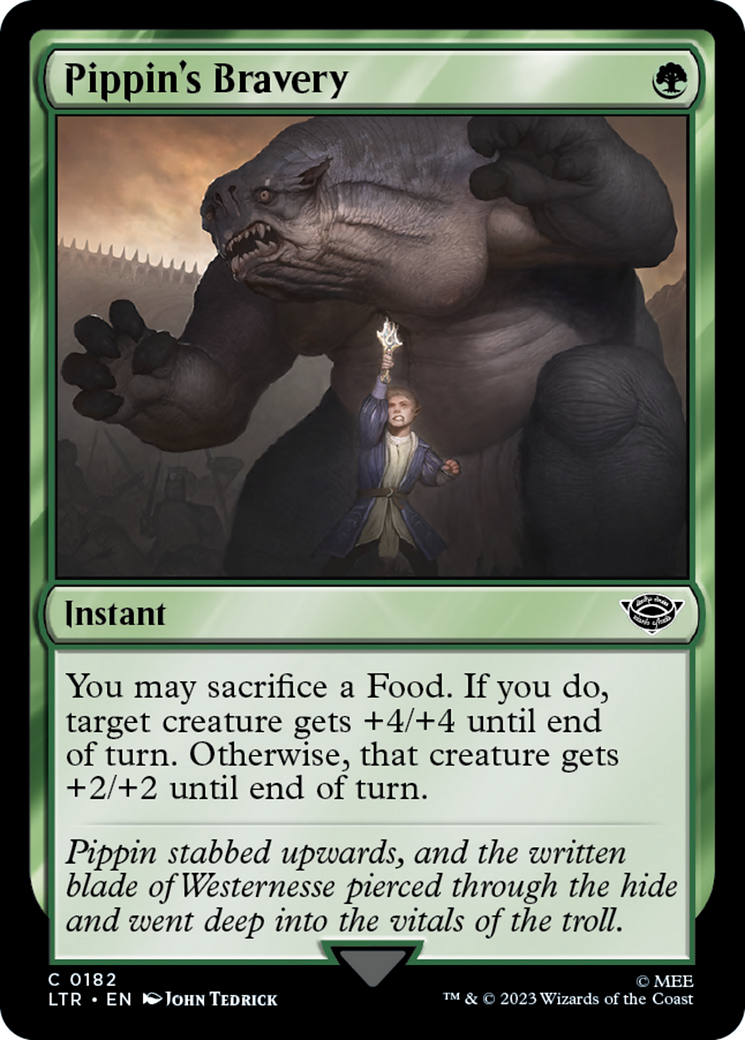 Pippin's Bravery (LTR-182) (Foil)