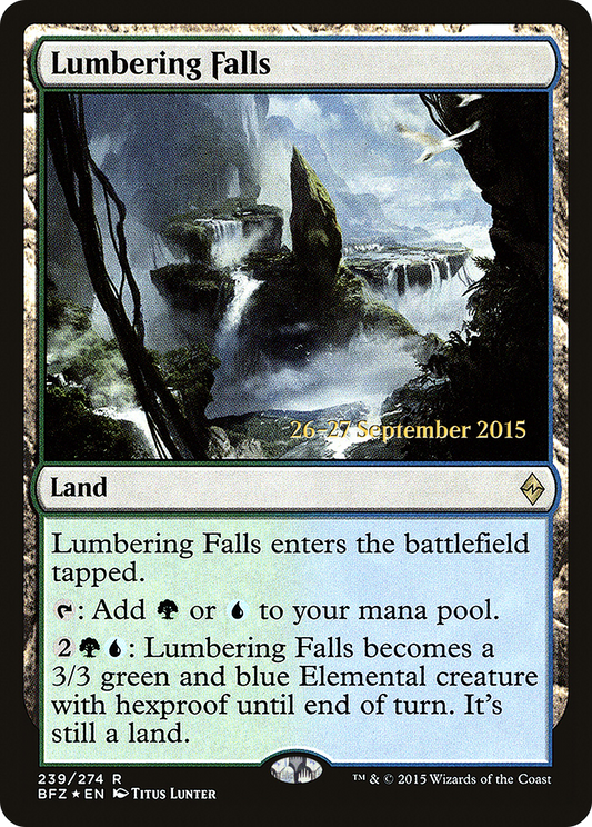 Lumbering Falls (PRE-239S) (Foil)