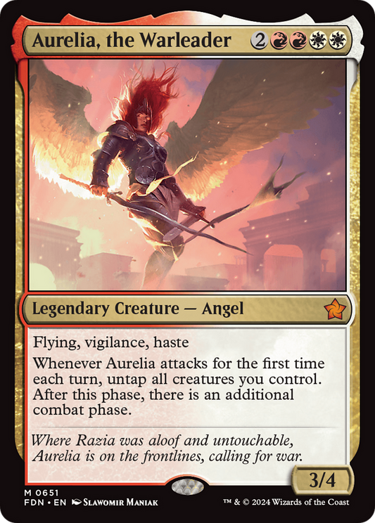 Aurelia, the Warleader (FDN-651)