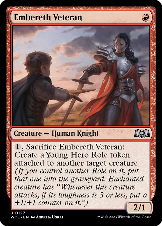 Embereth Veteran (WOE-127) (Foil)
