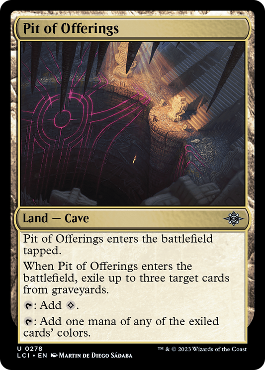 Pit of Offerings (LCI-278) (Foil)