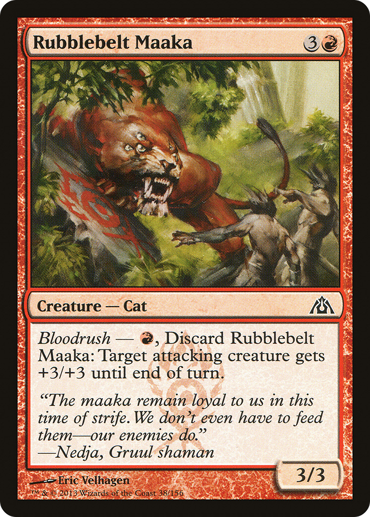 Rubblebelt Maaka (DGM-038) (Foil)