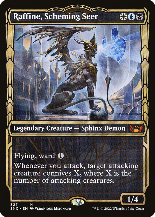 Raffine, Scheming Seer (SNC-327) (Showcase) (Foil)