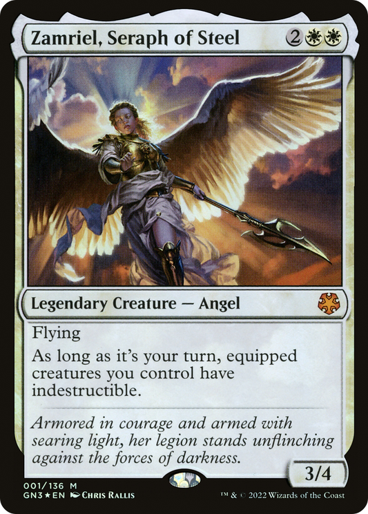 Zamriel, Seraph of Steel (GN3-001) (Foil)