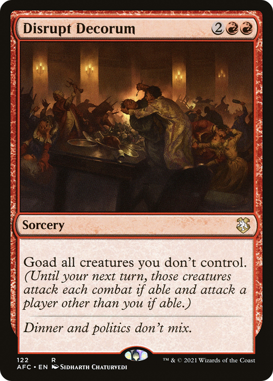 Disrupt Decorum (AFC-122)