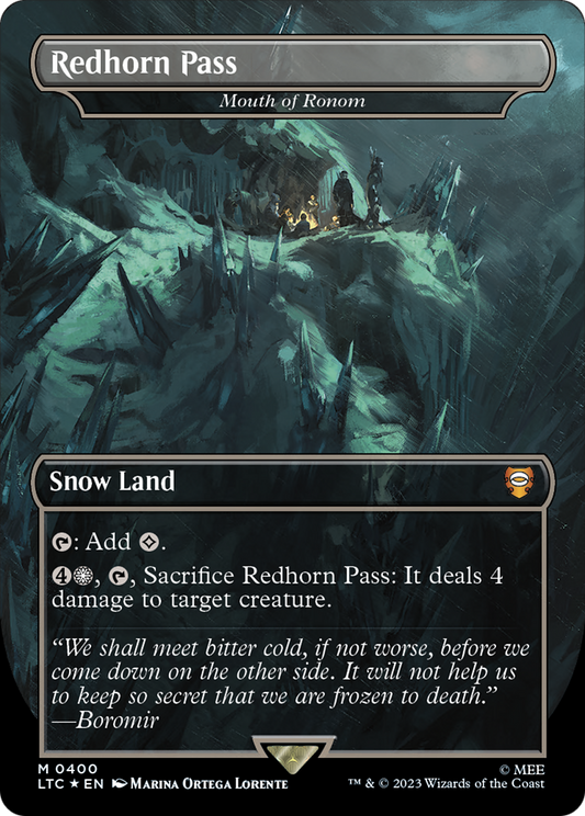 Redhorn Pass / Mouth of Ronom (LTC-400) (Borderless) (Surge Foil)