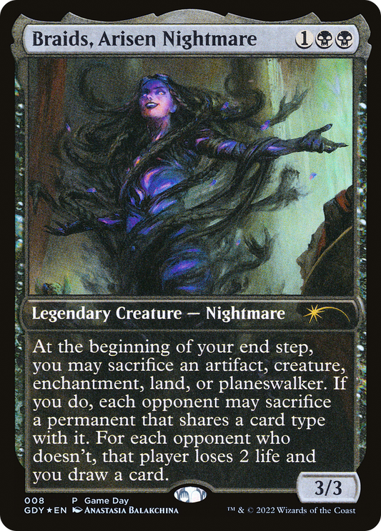 Braids, Arisen Nightmare (GAME-008) (Foil)